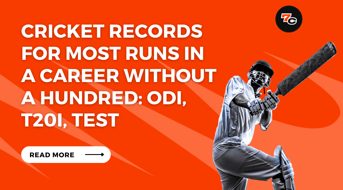 Cricket Records for Most Runs in a Career Without a Hundred: ODI, T20i, Test